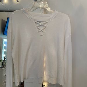 Perfect Condition Hollister White Top